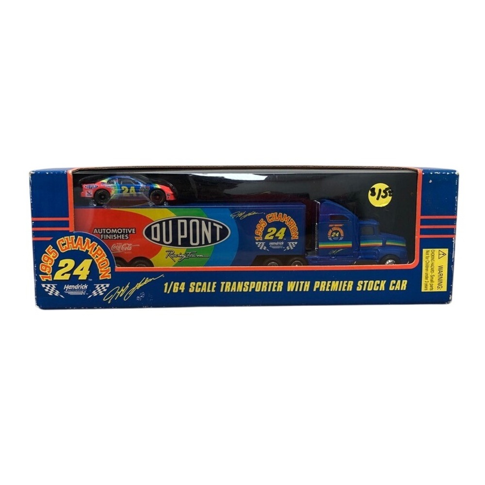 Racing Champions Transporter 1/64 Unisex Blue Jeff Gordon 1995 Champion‎ DuPont